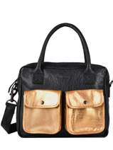 Leather Dandy Dor Tote Bag Paul marius Black dore DANDYDOR