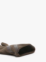 Gloves Isotoner Green women gloves 85255-vue-porte