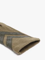 Gloves Isotoner Green women gloves 85229-vue-porte