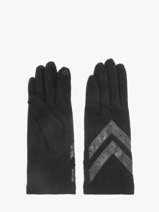 Gloves Isotoner Black women gloves 85229