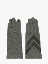 Gloves Isotoner Gray women gloves 85229