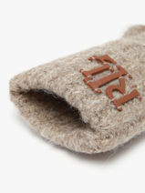 Gants Lauren ralph lauren Beige textile 54P04470-vue-porte