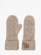 Gloves Lauren ralph lauren Beige textile 54P04470