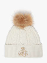 Bonnet Lauren ralph lauren Beige textile 54P04466