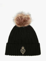 Bonnet Lauren ralph lauren Noir textile 54P04455