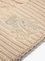 Beanie Lauren ralph lauren Beige textile 54P04466-vue-porte