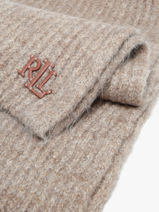 Scarf Lauren ralph lauren Beige textile 54P04469-vue-porte