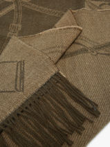 Scarf Lauren ralph lauren Green textile 54P04480-vue-porte