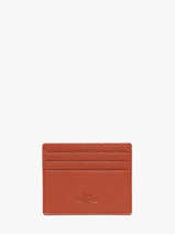 Card Holder Leather Yves renard Orange foulonne 232