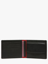 Wallet Leather Yves renard Black bicolor 2408-vue-porte