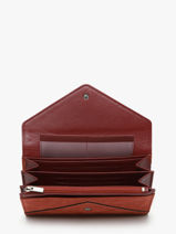 Wallet Leather Yves renard Orange nubuck 26683-vue-porte