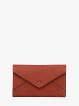 Portefeuille Nubuck Cuir Yves renard Orange nubuck 26683