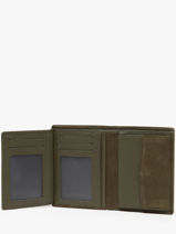 Wallet Nubuck Leather Yves renard Green nubuck 26419-vue-porte
