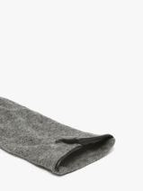 Gloves Isotoner Gray women gloves 85357-vue-porte