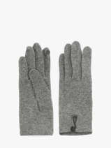 Gloves Isotoner Gray women gloves 85357