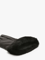 Gloves Isotoner Black women gloves 85312-vue-porte
