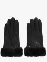 Gloves Isotoner Black women gloves 85312