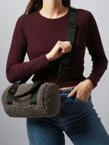 Satchel Sherpa David jones Black sherpa CM7734-vue-porte
