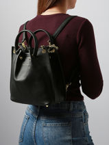 Sac � Dos Ted lapidus Noir gretel TLAU8932-vue-porte