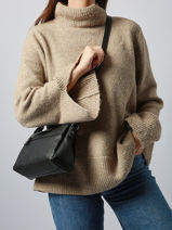 Sac Bandouli�re Confort Cuir Hexagona Noir confort 466744-vue-porte