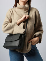 Shoulder Bag Maya Hexagona Black maya 2120201-vue-porte