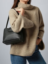 Shoulder Bag Maya Hexagona Beige maya 2120205-vue-porte