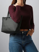 Shoulder Bag L.12.12 Concept Lacoste Black l.12.12 concept NF2037PK-vue-porte