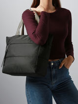 Shoulder Bag Cumulus Recycled Nylon Aube Blue cumulus 101CS03-vue-porte