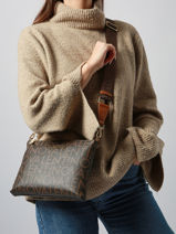 Sac Bandouli�re Regina Re Valentino Marron regina re VBS9IS17-vue-porte