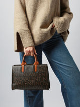 Sac Port� Main Regina Re Valentino Marron regina re VBS9IS24-vue-porte