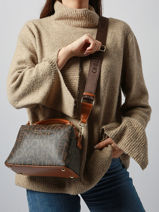 Sac Bandouli�re Regina Re Valentino Marron regina re VBS9IS42-vue-porte