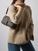 Shoulder Bag Samba Re Valentino Brown samba re VBS8ZG09-vue-porte