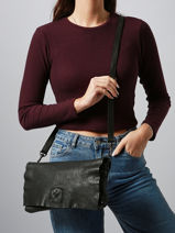 Shoulder Bag Heritage Leather Biba Black heritage BT5-vue-porte