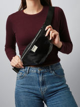Belt Bag Wouf Black glossy BW250023-vue-porte