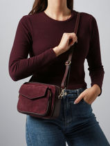 Shoulder Bag Velvet Caviar Leather Milano Red velvet caviar VC25067-vue-porte