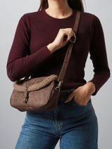 Sac Bandouli�re Norilsk Miniprix Marron norilsk S026-vue-porte