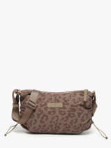 Shoulder Bag Skara Small Leo Kapten and son Brown leo SL