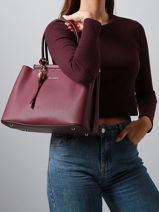 Sac � Main Azalie Ted lapidus Violet azalie TLHF9584-vue-porte