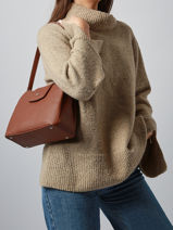 Shoulder Bag Maya Hexagona Brown maya 2120205-vue-porte