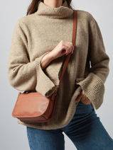 Shoulder Bag Confort Hexagona Brown confort 466130-vue-porte