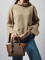 Satchel Cr Miniprix Brown cr 1-vue-porte