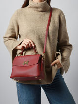 Shoulder Bag Grained Miniprix Red grained DQ8688-vue-porte