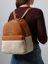 Backpack Brit Laurent david Brown ld bags 971-vue-porte