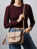 Shoulder Bag Camille Laurent david Beige ld bags 991-vue-porte
