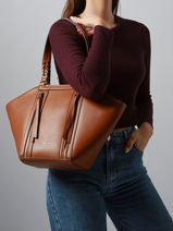 Sac Port paule Katy Laurent david Marron ld bags 993-vue-porte