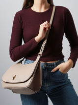 Shoulder Bag Katy Laurent david Beige ld bags 995-vue-porte