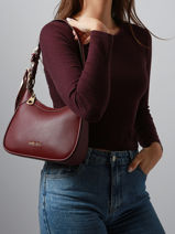 Shoulder Bag Est�e Laurent david Violet ld bags 890-vue-porte