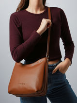Shoulder Bag Timeless Laurent david Brown ld bags 4-vue-porte
