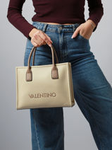 Satchel Wilk Valentino Beige wilk VBS9I505-vue-porte
