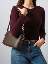 Sac Bandouli�re Alexia Valentino Marron alexia VBS5A809-vue-porte